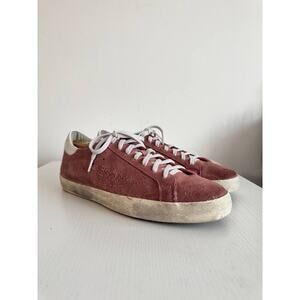 Golden Goose Superstar Suede Pink Sneakers 12 US
